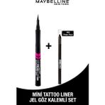 Maybelline Hyper Precise All Day Eyeliner + Mini Tattoo Liner Jel Göz Kalemli Set