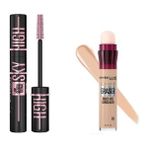 Maybelline Lash Sensational Sky High Cosmic Black Maskara + Instant Anti Age Eraser 01 Light Kapatıcı