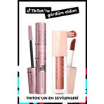 Maybelline Lash Sensational Sky High Maskara + Lifter Gloss 009 Topaz Dudak Parlatıcısı