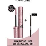 Maybelline Lash Sensational Sky High Maskara + Mini Tattoo Liner Jel Göz Kalemli Set