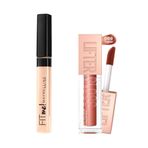 Maybelline Lifter Gloss 009 Topaz Dudak Parlatıcısı + Fit Me 15 Fair Kapatıcı