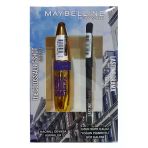 Maybelline Maskara Siyah Colossal Big Shot + Lasting Drama Çevirmeli Jel Uzun Süre Kalıcı Siyah Kalem