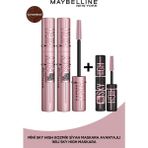 Maybelline New York 2'Li Maybelline New York Lash Sensational Sky High Kahverengi Maskara Seti + Sky High Cosmic Mini Maskara