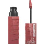 Maybelline New York 35 Cheeky Super Stay Vinyl Ink Uzun Süre Kalıcı Şeftali Tonlu Likit Parlak Ruj