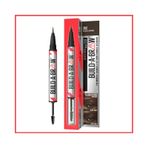 Maybelline New York Bulid A Brow 262 Black Brown 2 In 1 Brow Pen Kaş Sabitleyici Kalem ve Jel