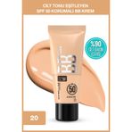 Maybelline New York Fit Me 20 Nude Cilt Bakımı Etkili Nemlendirici SPF50 BB Krem