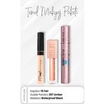 Maybelline New York Fit Me Kapatıcı 15, Sky High Waterproof Maskara Black Ve Dudak Parlatıcı 007 Amber