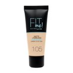 Maybelline New York Fit Me Matte + Poreless Foundation 105 Natural Ivory Mat Fondöten