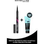Maybelline New York Hyper Precise All Day Eyeliner - 701 Matte Onyx - Mat Siyah + Fit Me Primer Matte Mini
