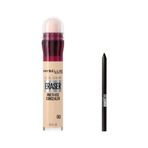 Maybelline New York Instant Anti Age Eraser Kapatıcı - 00 Ivory & Maybelline Tattoo Mini Jel Göz Kalemi Hediyeli