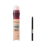 Maybelline New York Instant Anti Age Eraser Kapatıcı - 01 Light & Maybelline Tattoo Mini Jel Göz Kalemi Hediyeli