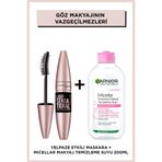 Maybelline New York Lash Sensational Intense Black Maskara - Ekstra Siyah & Garnier 200ml Micellar Makyaj Temizleme Suyu