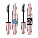 Maybelline New York Lash Sensational Yelpaze Etkili Intense Black Maskara Ekstra Siyah ve Lash Sensational Yelpaze Etkili Suya Dayanıklı Siyah Maskara