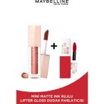 Maybelline New York Lifter Gloss Nemlendirici Dudak Parlatıcısı - 009 Topaz Mini Matte Ink 20 Pioneer Hediyeli