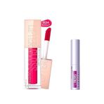 Maybelline New York Lifter Gloss Nemlendirici Dudak Parlatıcısı 24 Bubblegum & Mini Falsies Surreal Maskara 4.7 ml Makyaj Seti