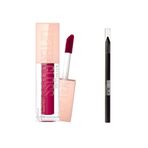Maybelline New York Lifter Gloss Nemlendirici Dudak Parlatıcısı 25 Taffy & Mini Tattoo Liner Gel Pencil Makyaj Seti