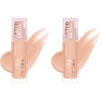 Maybelline New York Lifter Niasinamid ve Hyalüronik Asit İçeren Aydınlatan Fondöten - 112 (2 paketi)