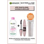 Maybelline New York Maybelline York Lash Sensational Sensational Intense Black Maskara & Garnier Micellar Kusursuz Makyaj Temizleme Suyu 400ML & Makyaj Pamuğu Hediyeli - Ultra Black