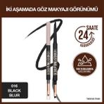 Maybelline New York Sculpting Stix 016 Black Blur Çift Uçlu Göz Kalemi Uzun Süre Kalıcı Tere Dayanıklı