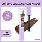 Maybelline New York Super Lock Brow Glue Deep Brown Kaş Sabitleyici Maskara