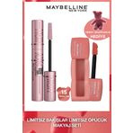 Maybelline New York Super Stay Teddy Tint Likit Mat Tint 15 Skinny Dip & Sky High Maskara Siyah Anahtarlık Hediyeli
