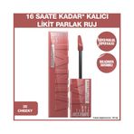 Maybelline New York Super Stay Vinyl Ink Uzun Süre 35 Cheeky Kalıcı Likit Parlak Ruj