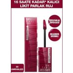 Maybelline New York Super Stay Vinyl Ink Uzun Süre Kalıcı 30 Unrivaled Likit Parlak Ruj