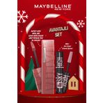 Maybelline New York Super Stay Vinyl Ink Uzun Süre Kalıcı Likit Parlak Ruj 35 Cheeky& Mini Sky High Cosmic Black Maskara