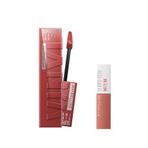 Maybelline New York Super Stay Vinyl Ink Uzun Süre Kalıcı Likit Parlak Ruj 35 Cheeky Mini Super Stay Matte Ink Likit Mat Ruj 65 Seductress Makyaj Seti