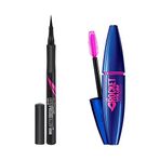 Maybelline New York Volum' Express Rocket Ekstra Siyah Maskara + Hyper Precise All Day Eyeliner 701 Matte Onyx Mat Siyah