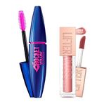 Maybelline New York Volum Express Rocket Ekstra Siyah Maskara Lifter Gloss 003 Moon Nemlendirici Dudak Parlatıcısı
