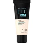 Maybelline No:100 Warm Ivory 30 ml Fit Me Matte+Poreless Fondöten