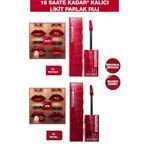 Maybelline Super Stay Vinyl Ink 50 Wicked + 55 Royal Likit Parlak Ruj Seti