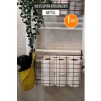 MayCap Havlupan Düzenleyici Banyo Havluluk Kurutma Sepeti Tuvalet Kağıdı Organizeri