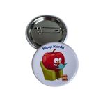 maycollection Öğrenci Kitap Kurdu Metal Buton Rozet Broş-Çanta Rozeti-Yaka İğnesi (44mm) 1 Adet