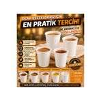 maycup 7 Oz Karton Bardak Beyaz 100 Adet