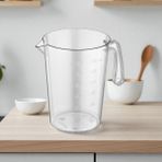 mayden.concept Şeffaf Ölçü Kabı (5 Lt) – Ergonomik Saplı, Kırılmaz, Gıda ile Temasa Uygun, Dayanıklı Plastik Ölçek Kabı