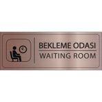 Mayeka Bekleme Odası Isimlik Bronz Metal Kapı Isimliği Levhası Yönlendirme Tabelası