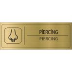 Mayeka Piercing Isimlik Altın Metal Kapı Isimliği Levhası Yönlendirme Tabelası