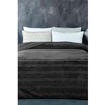 Mayer Supersoft Yumuşak Çift Kişilik Battaniye 180x230 cm Antrasit