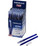 Mayf 50 Adet Pensan Büro Mavi Tükenmez Kalem M-Medium - 1.0mm Uç (5332)
