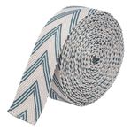 MAYJOYDIY 4,5 m Yeşil Boho Jakarlı Bant Süs 38 mm Ok Tasarım Etnik Stil Polyester Kemer Bandı Dikiş için İşlemeli Bant Süsleme Kıyafet Aksesuarları Dikiş El Yapımı Çantalar Perdeler