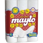 Maylo 3 Katlı Rulo 12'li Kağıt Havlu