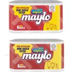Maylo Mini Kağıt Havlu 3 Katlı 6'lı 2 Paket 12 Rulo