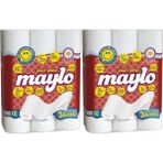 Maylo Üç Katlı Kağıt Havlu 24 Rulo (2 x 12)