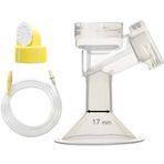 Maymom - Melkpompset Medela Swing süt pompası ile uyumlu. Göğüs kapağı, valf başlığı, hortum ve hortum için uygun Medela Swing pompası (göğüs kapağı 17 mm; göğüs ucu çapı 13 – 15 mm).