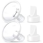 Maymom Pompa Valfi & MyFit 24 mm Levha Lansinoh Milli Pompa Signature Pro / Smartpump / Manuel Göğüs Pompası Lansinoh Pompa Valfi Orijinal Lansinoh pompa parçası değildir