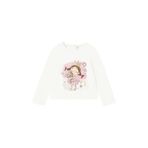 Mayora lKız Bebek Sweatshirt Kız Figürlü 2010 EKRU