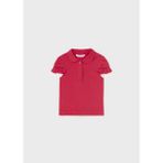 Mayoral 1191 Kız Bebek Polo Yaka Tişört - 24 Ay - Altın - Beyaz - Pembe