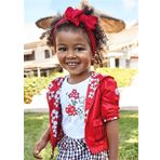 Mayoral 1410 Kırmızı Çift Taraflı Kız Bebek Rüzgarlık